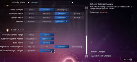 2. An optional difficulty slider