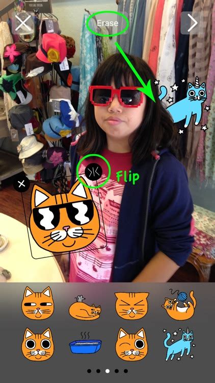 2. Cat Stickers from Avier, Inc