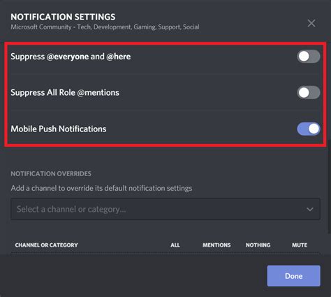 2. Check Discord Notification Settings