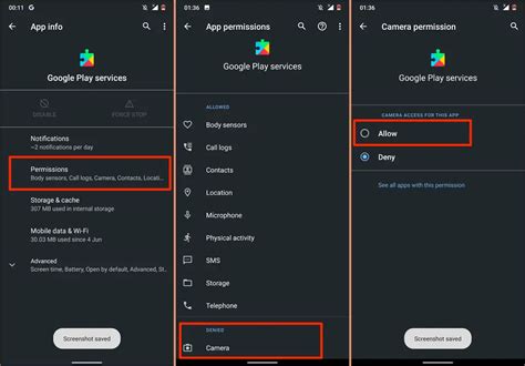 2. Check Google Play Services Permissions