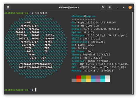 2. Check Linux OS Version using Neofetch