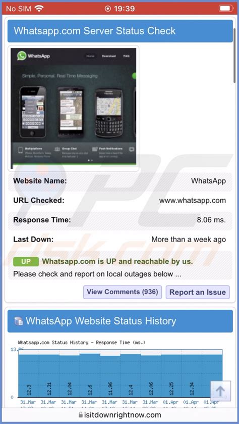 2. Check WhatsApp Server Status