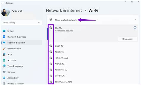 2. Check Wi-Fi Signal Strength From the Settings App