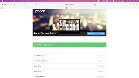 2. Check Zoom Servers