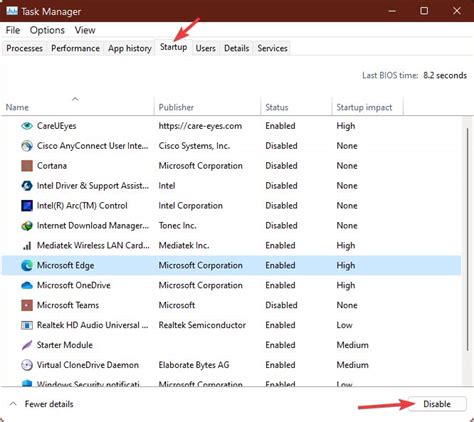 2. Clean Up Startup Programs