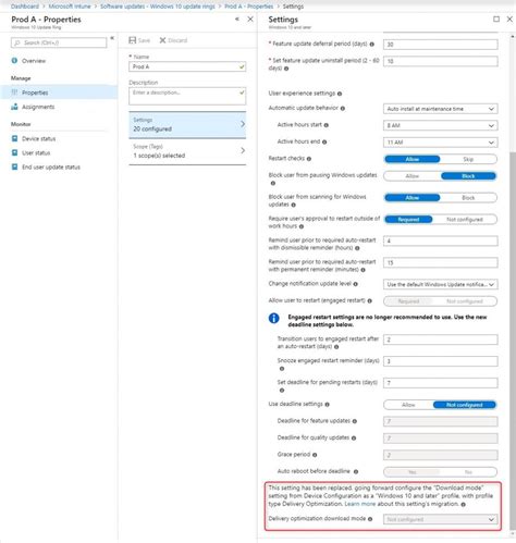 2. Configure Delivery Optimization