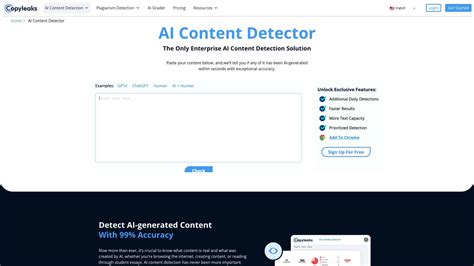 2. Copyleaks AI Content Detector