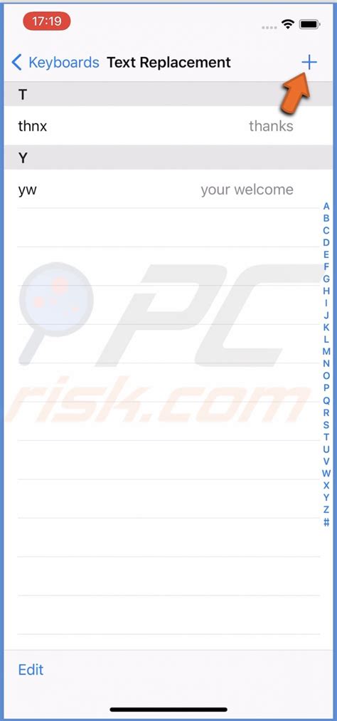 2. Create Text Shortcuts on iPad