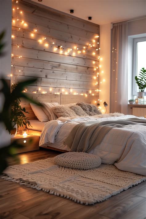 2. Create a cozy environment in a bedroom