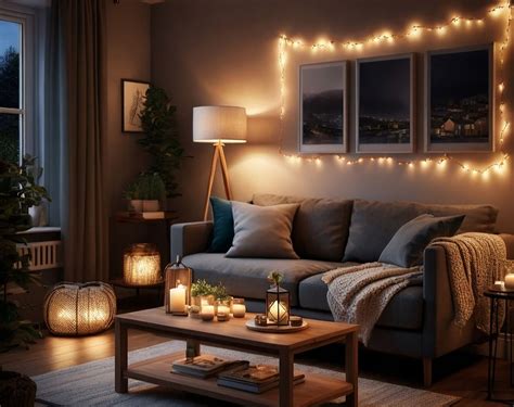 2. Create a lighting scheme that’s soft and warm
