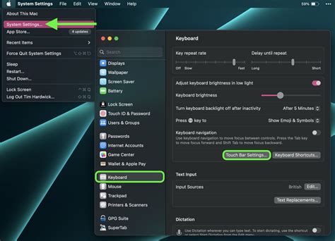 2. Customize Touch Bar