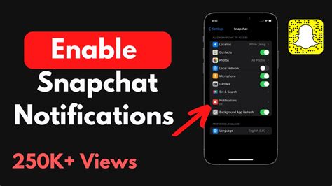 2. Enable Snapchat notification on iPhone