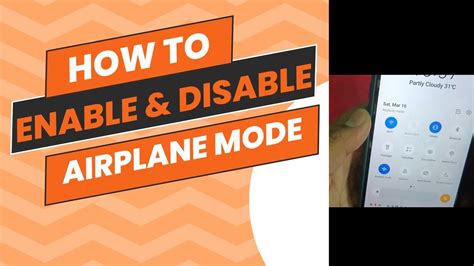 2. Enable and disable Airplane mode