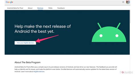 2. Enroll your device into the Android 15 Beta Program