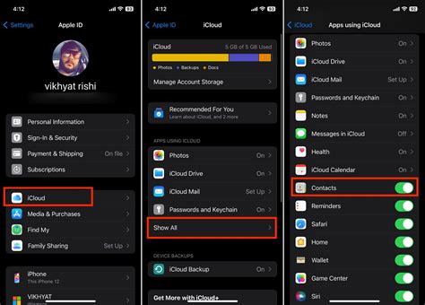 2. Export Your iPhone’s Contacts Using iCloud