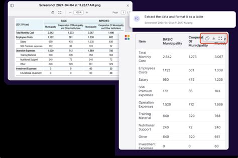 2. Extract Tables with Formatting Intact