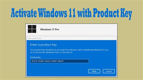 2. How To Activate Windows 11 Using a Product Key
