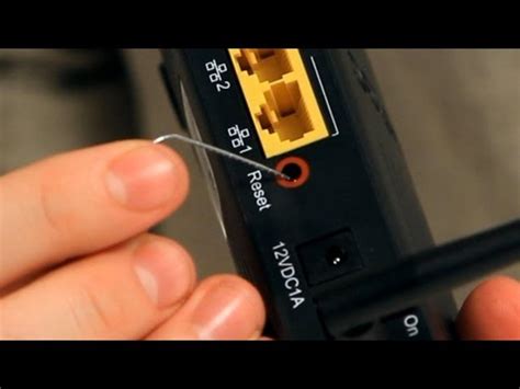 2. How to make the internet faster: Reset the modem
