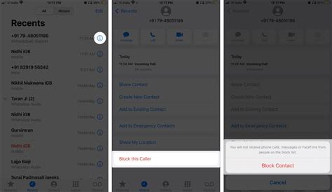 2. How to permanently block someone using contacts