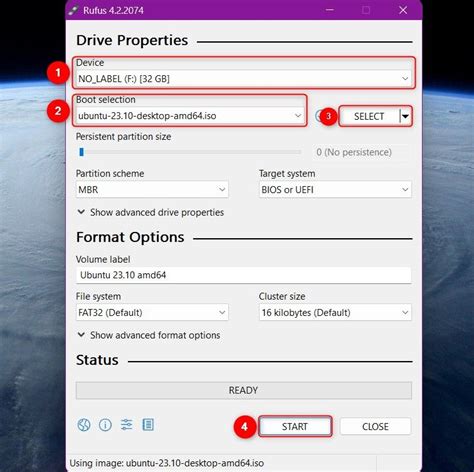 2. Install Ubuntu on Windows from a USB stick