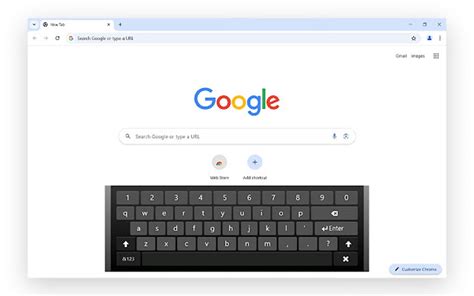 2. Launching the Virtual Keyboard by Searching: