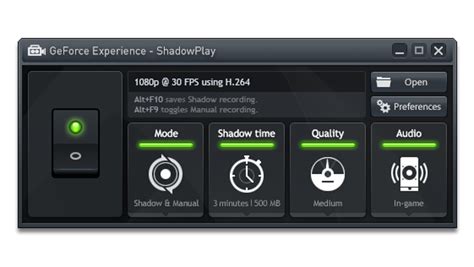 2. Nvidia Shadowplay