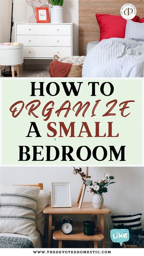 2. Plan the storage in a small bedroom wisely