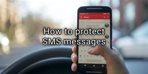 2. Protect your SMS messages