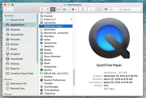 2. QuickTime Player