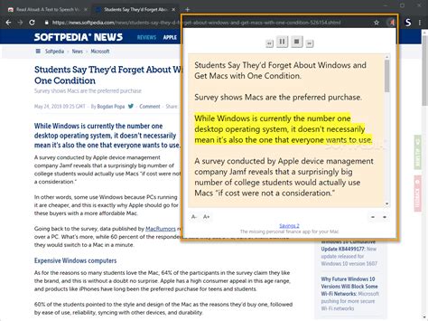 2. Read Aloud Webpages in Chrome