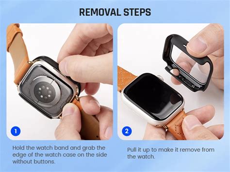 2. Remove Apple Watch protective case