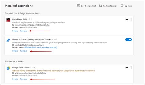 2. Remove Unnecessary Extensions