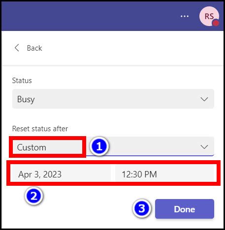 2. Reset and Change Status