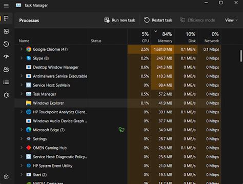 2. Restart Widgets Process and Windows Explorer