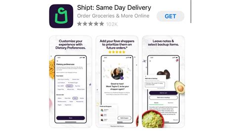 2. Shipt Grocery Delivery App