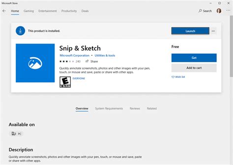 2. Snip &amp; Sketch