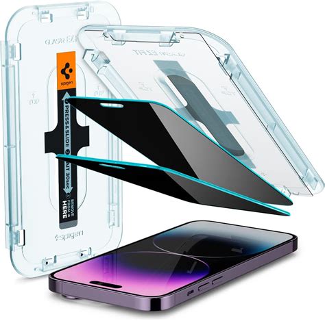 2. Spigen Tempered Glass | iPhone XR Privacy Screen Protectors