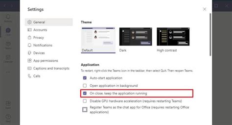 2. Stop Microsoft Teams from Running in the Background