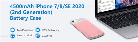 2. Swaller 4500mAh Battery Case