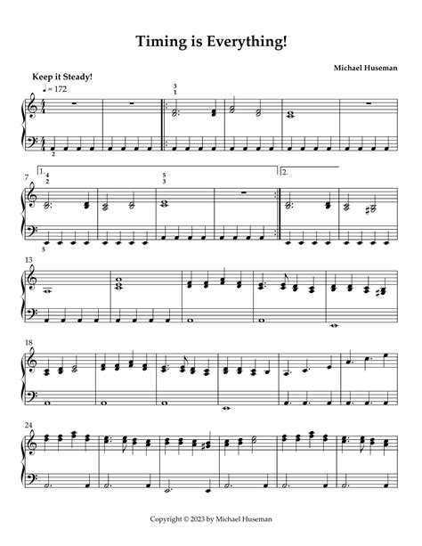 2. Timing is everything