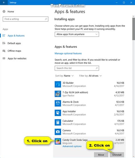 2. Uninstall Apps from the Settings App