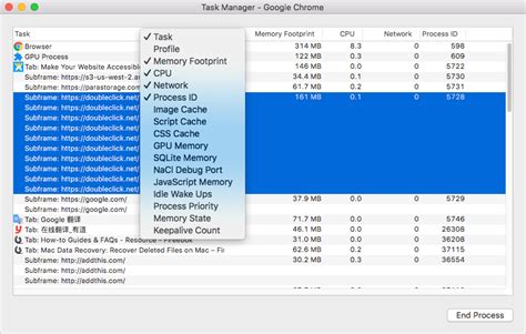 2. Use Chrome Task Manager