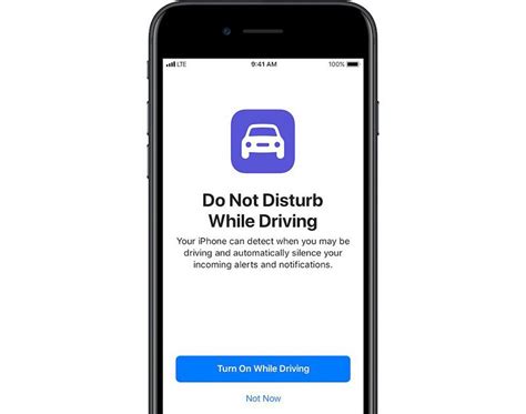 2. Use Do Not Disturb to drive peacefully