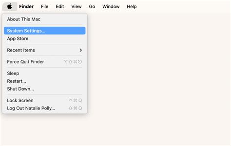 2. Use System Preferences Menu
