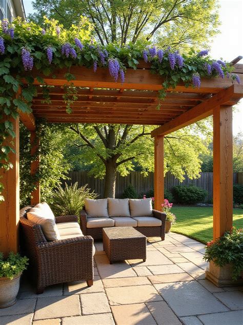 2. Use a pergola to define a space