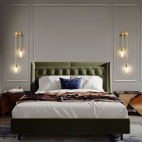2. Use wall lights in a small bedroom