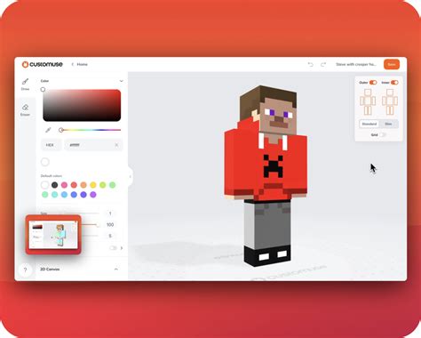 Using a Dedicated Skin Creation Software Minecraft skin creation