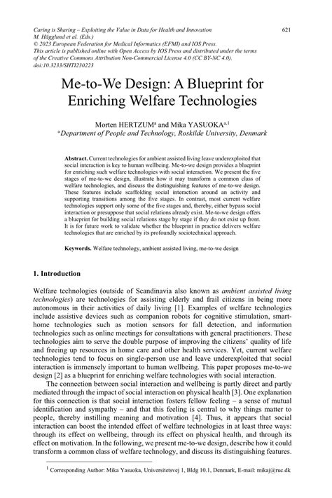 2. Welfare technologies