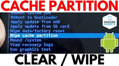 2. Wipe Cache Partition in Android