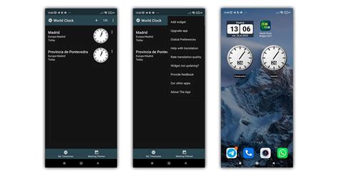 2. World Clock Time Widget